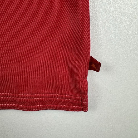 Tommy Bahama Men's MLB Washington Nationals Golf Athletic Polo Red Men's Size L - Picture 4 of 8